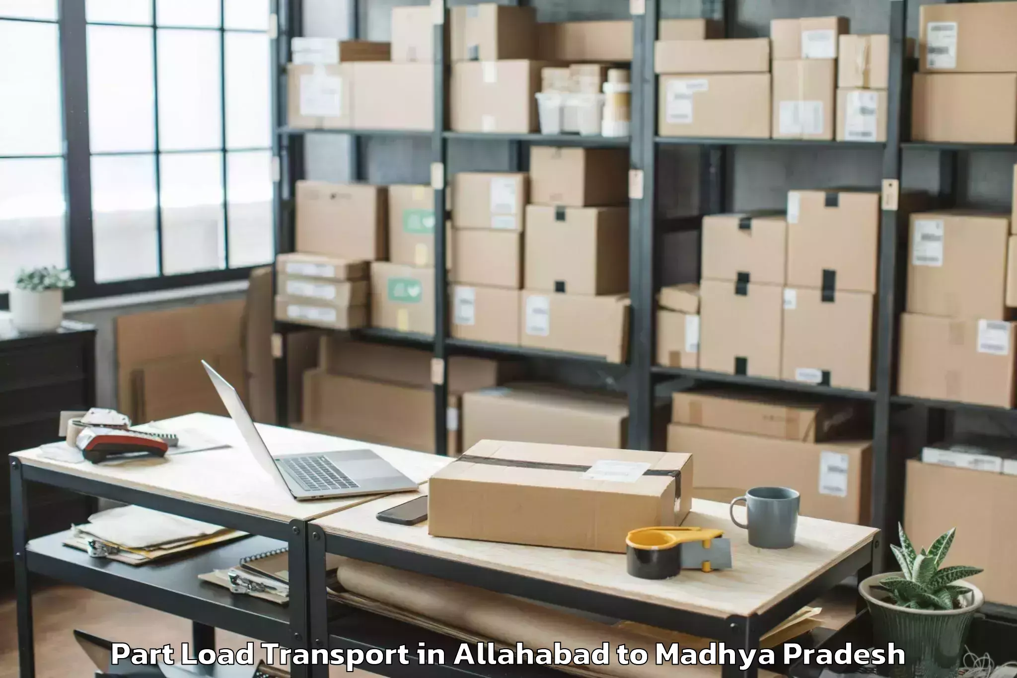 Affordable Allahabad to Ambah Part Load Transport